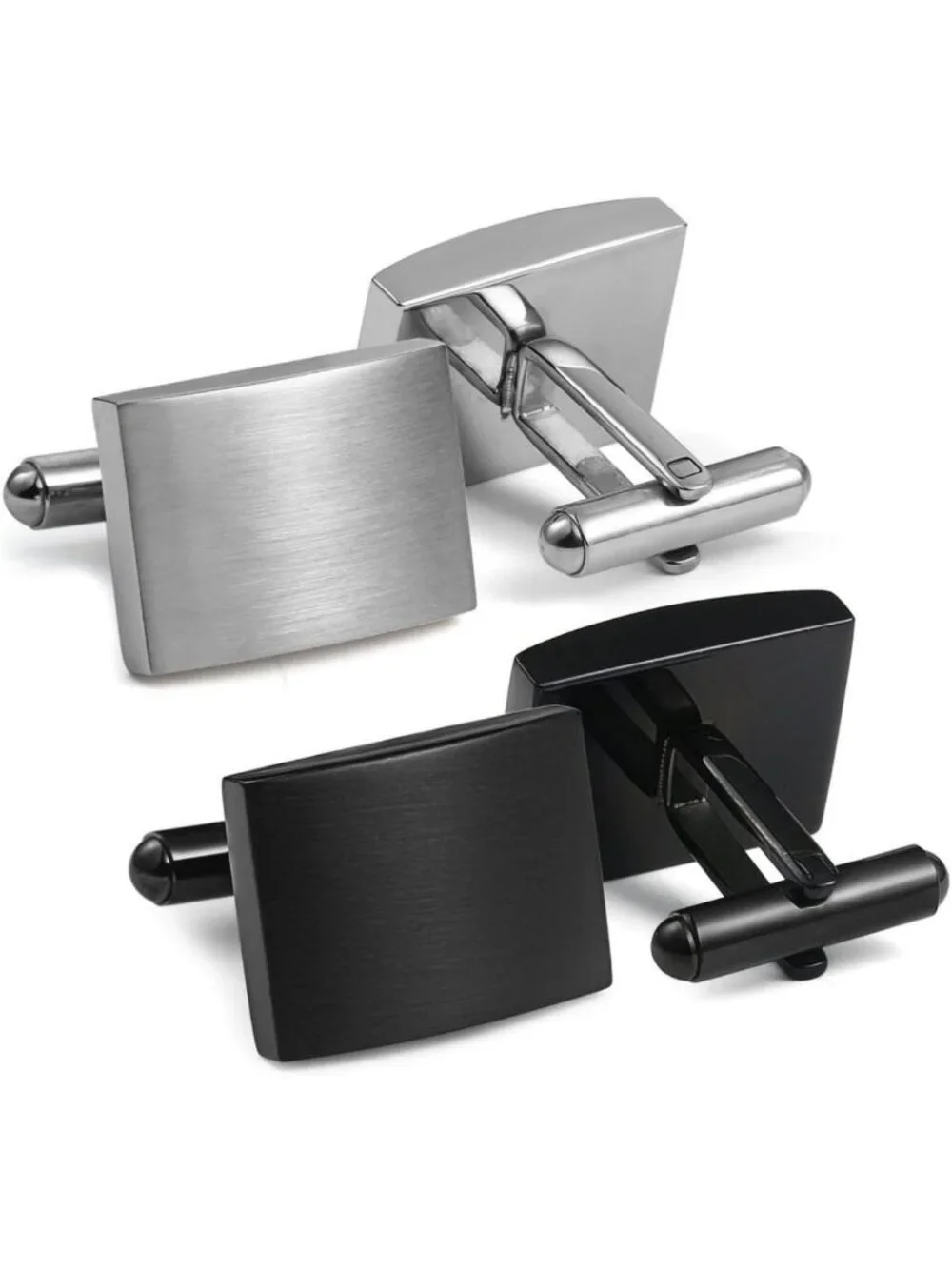 Stylish Stainless Steel Cufflinks for Men - Tuxedo, Wedding, Formal Events